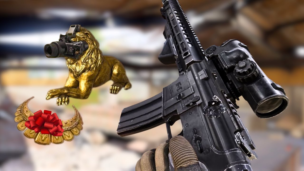 M4A1 Action on Farm: Conquering a Golden Lion and T7. Teammates Compete for a Golden Necklace!