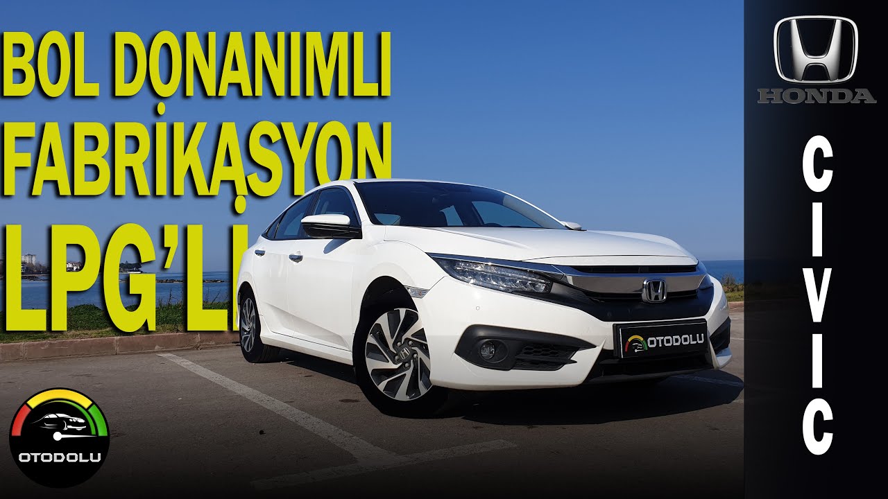 Honda Civic | Fabrikasyon LPG'li | Kullanışlı Opsiyonlar | 1.6 Eco Executive |TEST | OTODOLU