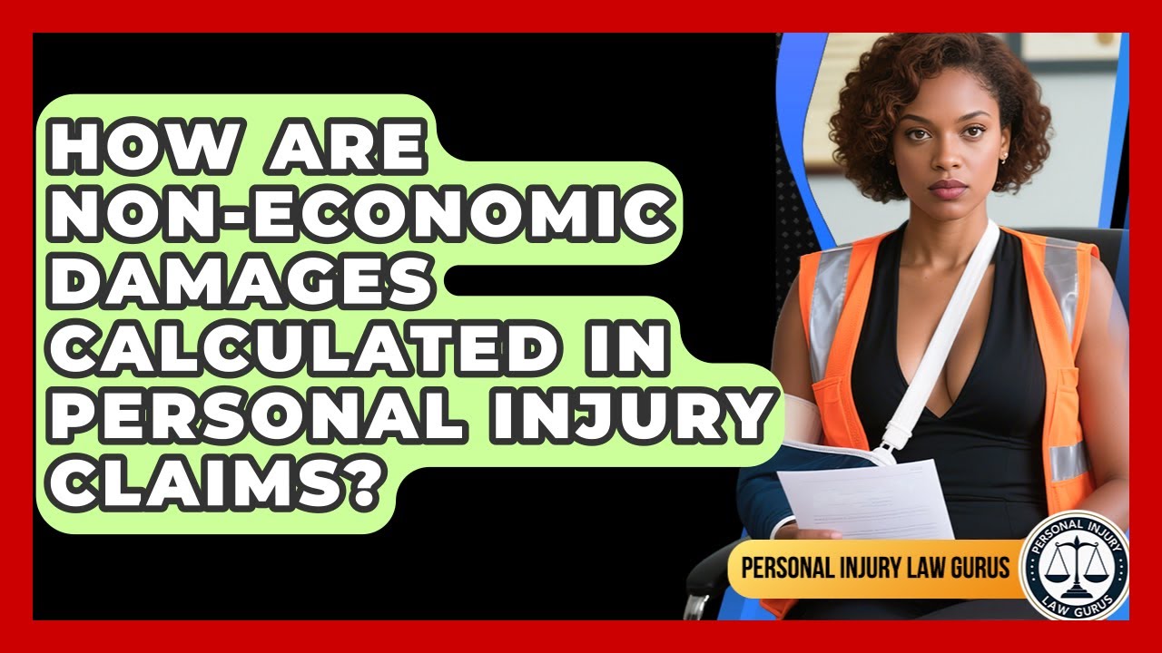 How Are Non-economic Damages Calculated In Personal Injury Claims? - Personal Injury Law Gurus