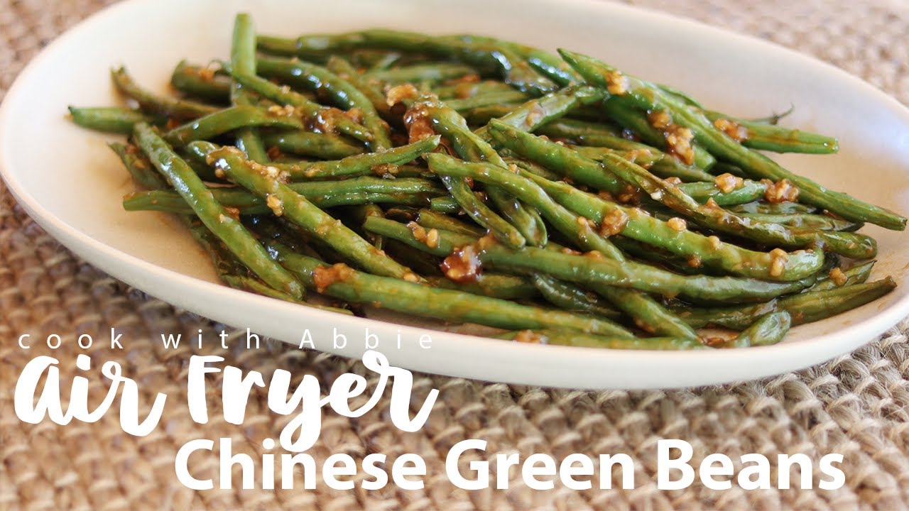 Chinese Garlic Green Beans | 10 MIN Side Dish | Easy Air Fryer Recipe