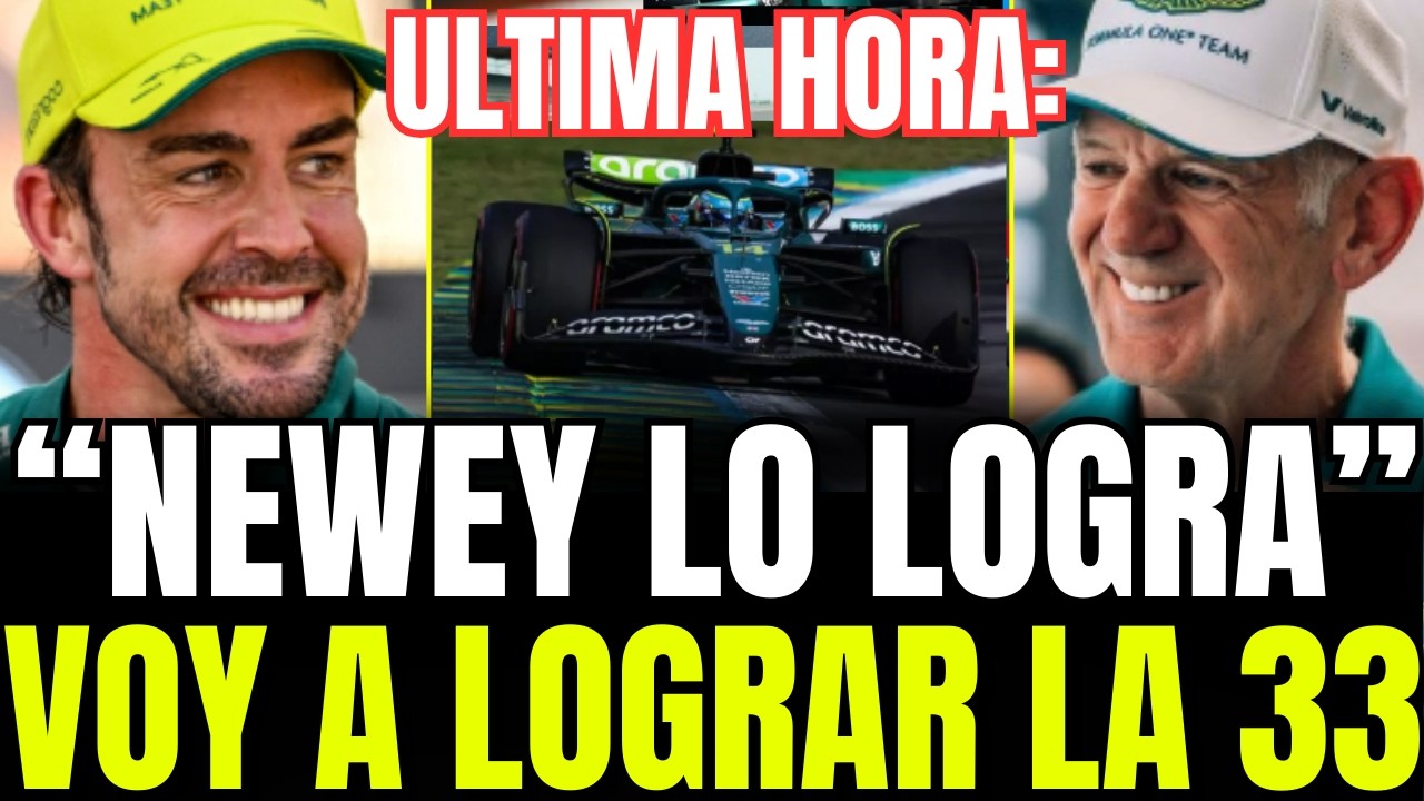 🔥ALONSO NO AFLOJA: “NUNCA SE TOMA un DÍA LIBRE” y NEWEY ACABA de ENCENDER la PELEA por el TÍTULO