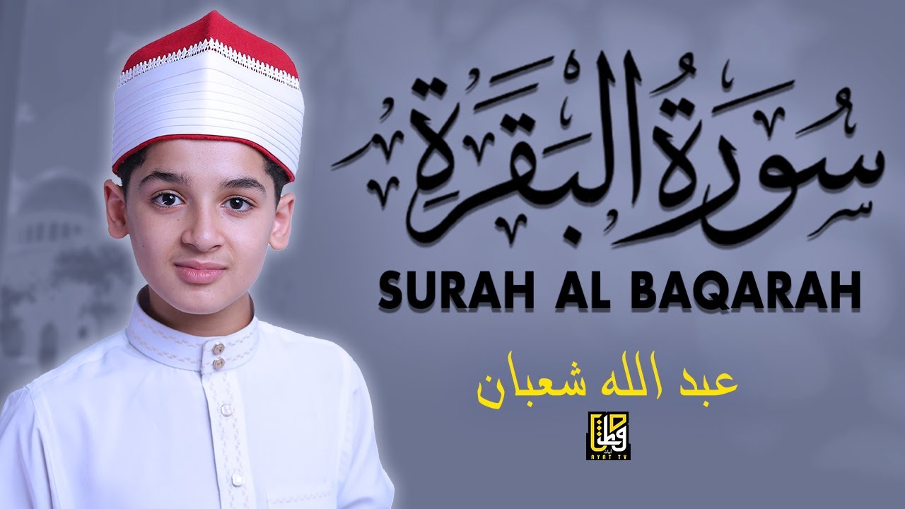 سورة البقرة كاملة - أفضل تلاوة لطرد الشيطان وإدخال السكينة والأمن على البيت عبدالله شعبان