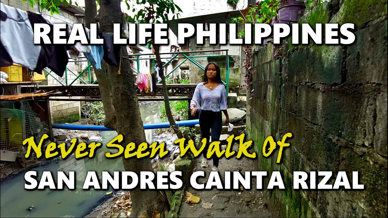 NEVER SEEN SIDE OF CAINTA RIZAL - LIFE IN SAN ANDRES CAINTA [4K]