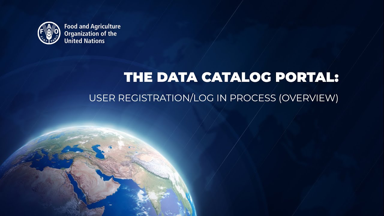 Data Catalog Portal: Registration Process