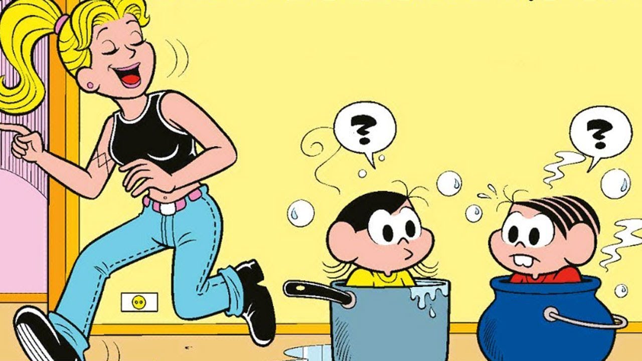 AS GAROTAS SOFRERAM COM A NOVA BABÁ - QUADRINHOS MÁGICOS DA TURMA DA MÔNICA