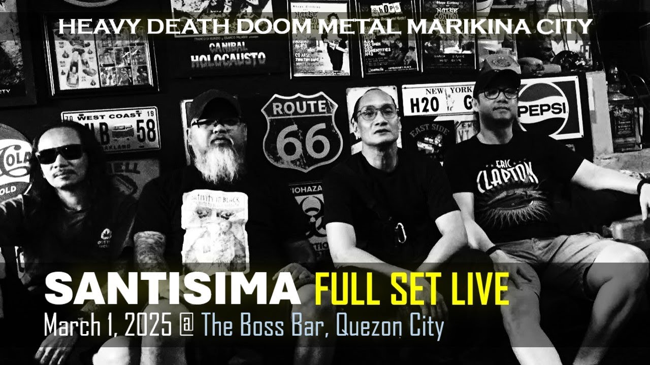 [4K HDR] SANTISIMA | FULL SET LIVE @ Boss Bar, Quezon City | HEAVY DEATH DOOM METAL MARIKINA CITY