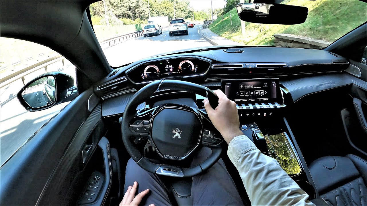 Peugeot 508 SW GT-Line 180HP - POV Test Drive. GoPRO driving.