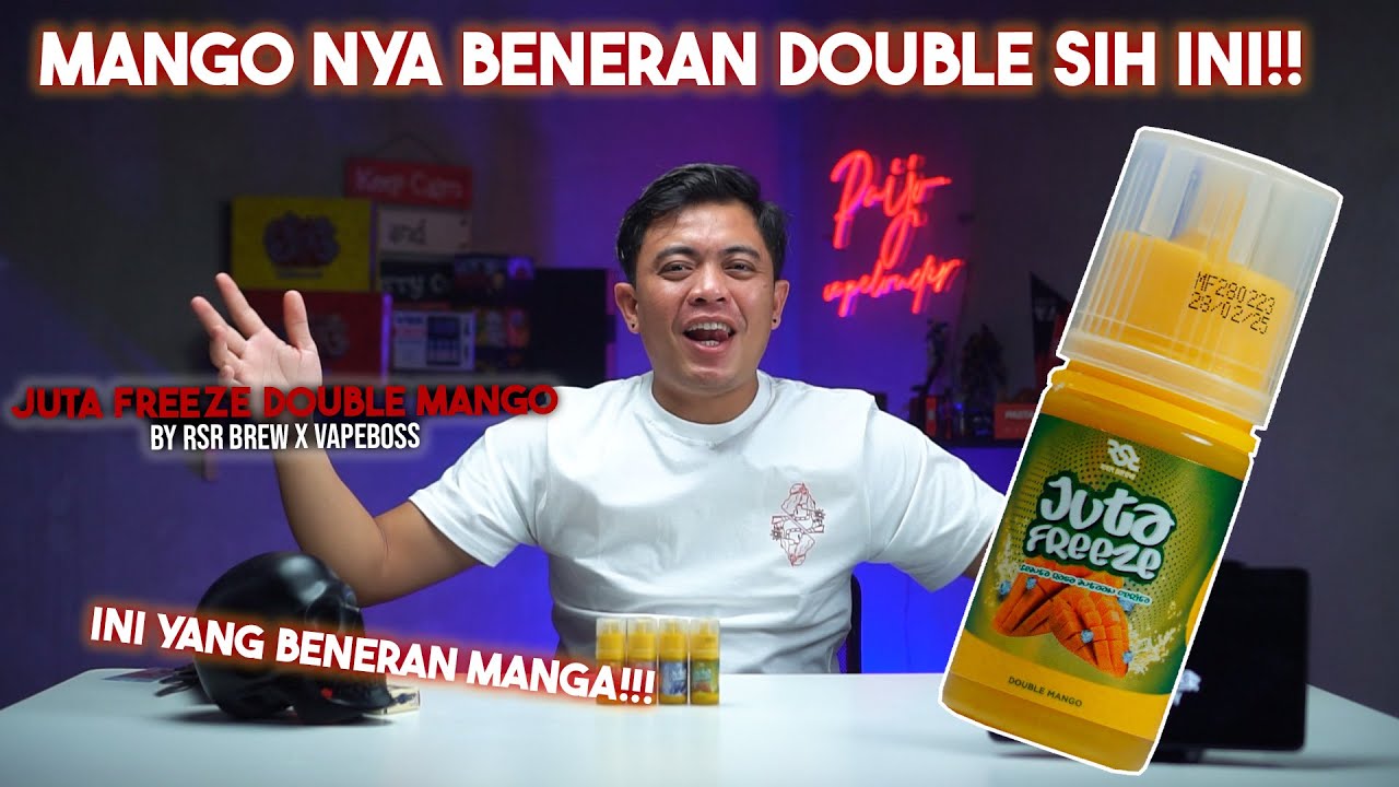 JUTA FREEZE DOUBLE MANGO!! by RSR BREW x VAPEBOSS