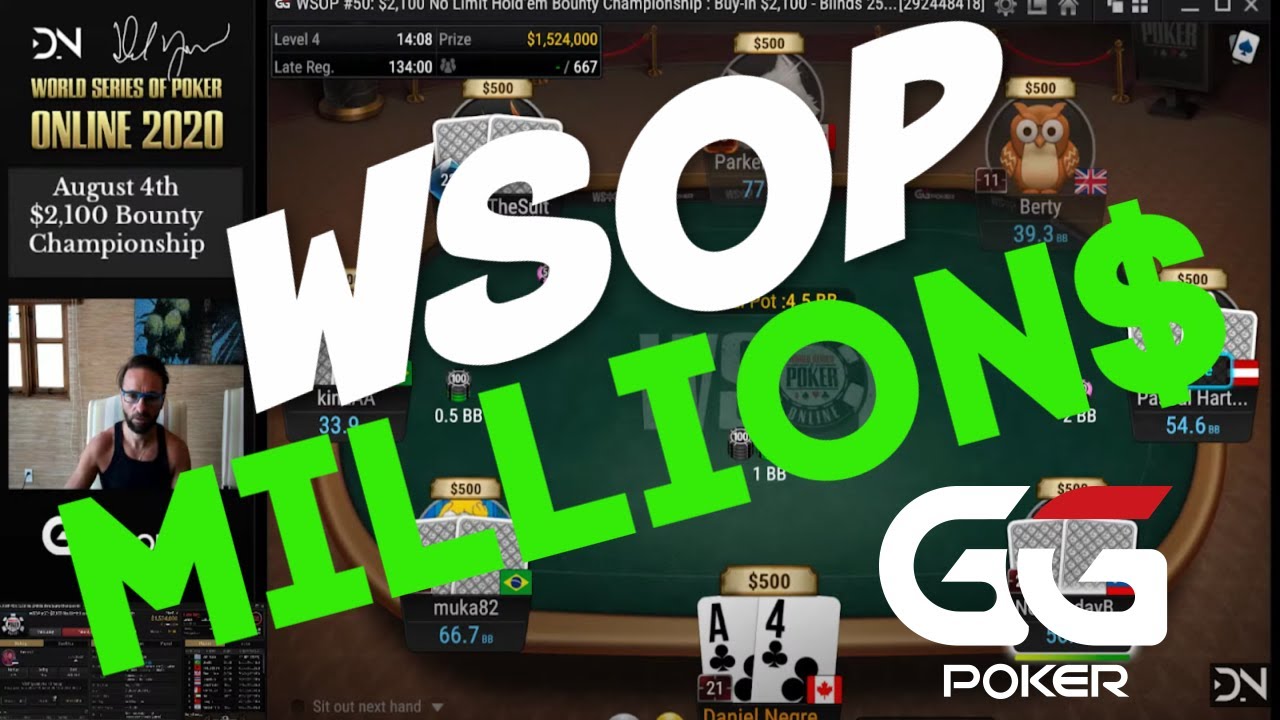 2020 WSOP Online $100 WSOP MILLIONS Day 1