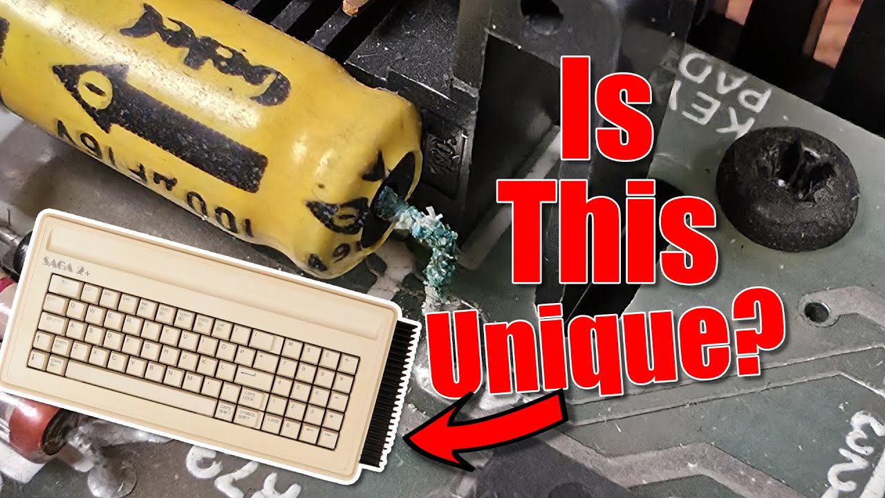 ZX Spectrum Toastrack in a Saga 2+ Keyboard