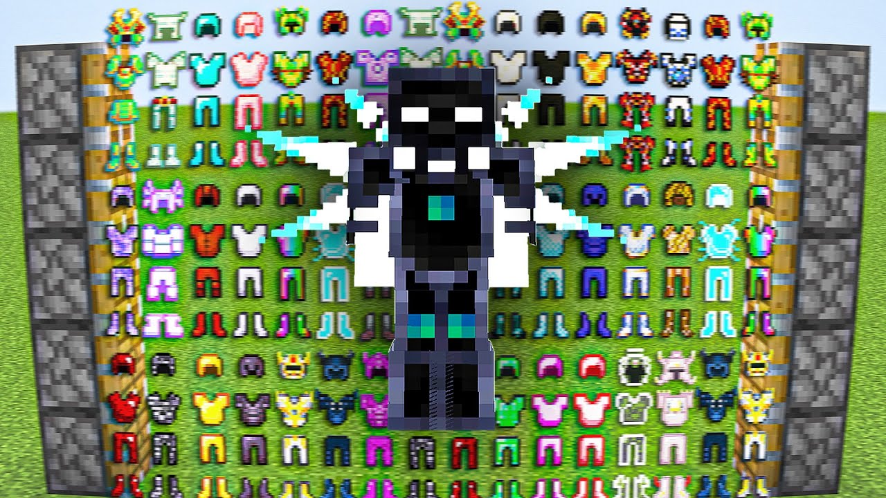 infinity armor minecraft combined
