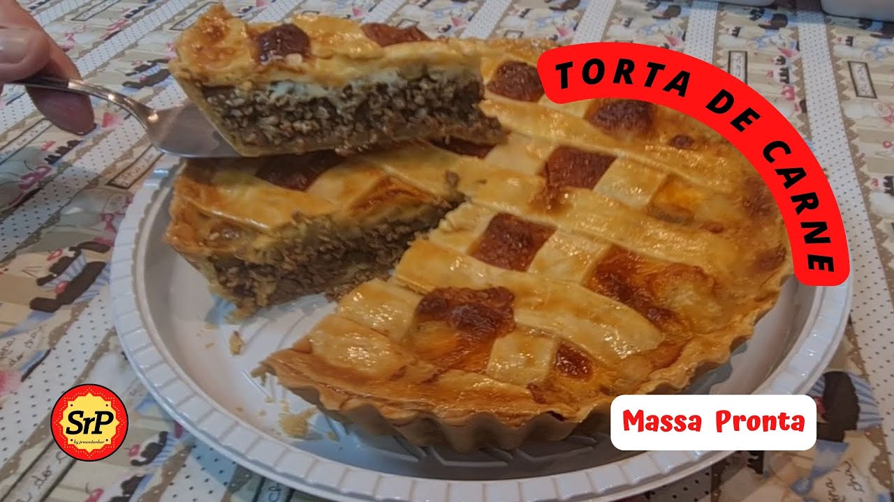 TORTA DE CARNE cremosa. Passo a passo.