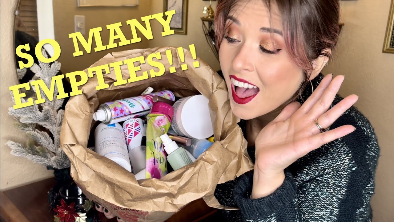 AN ENTIRE YEAR OF EMPTIES!!! // Beauty Empties 2021