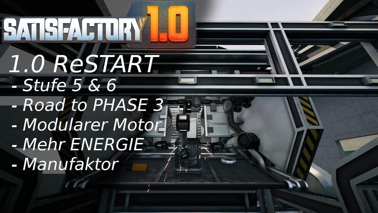 🔴 SATISFACTORY 1.0 | MODULARER MOTOR | Mehr ENERGIE | #Satisfactory #Livestream #SpaceLove
