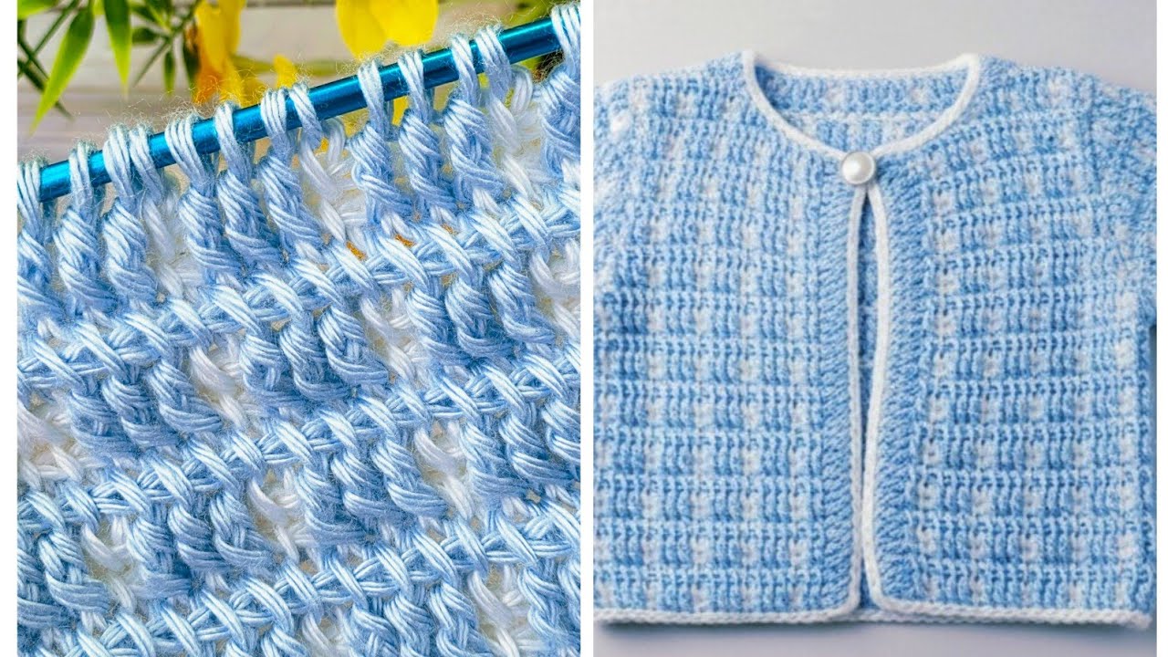 🌸 Tunisian Crochet Pattern with a Crochet Twist 🌸