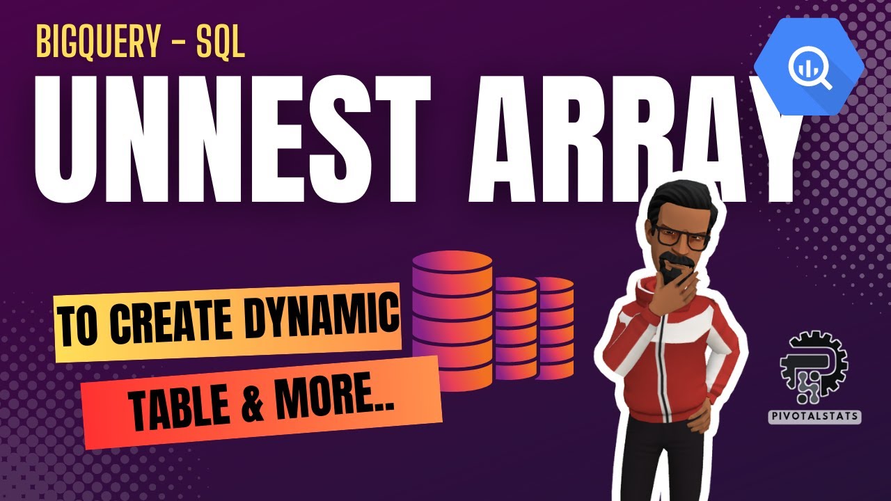 Использование UNNEST и STRUCT с ARRAYS для создания динамических таблиц в SQL | BigQuery