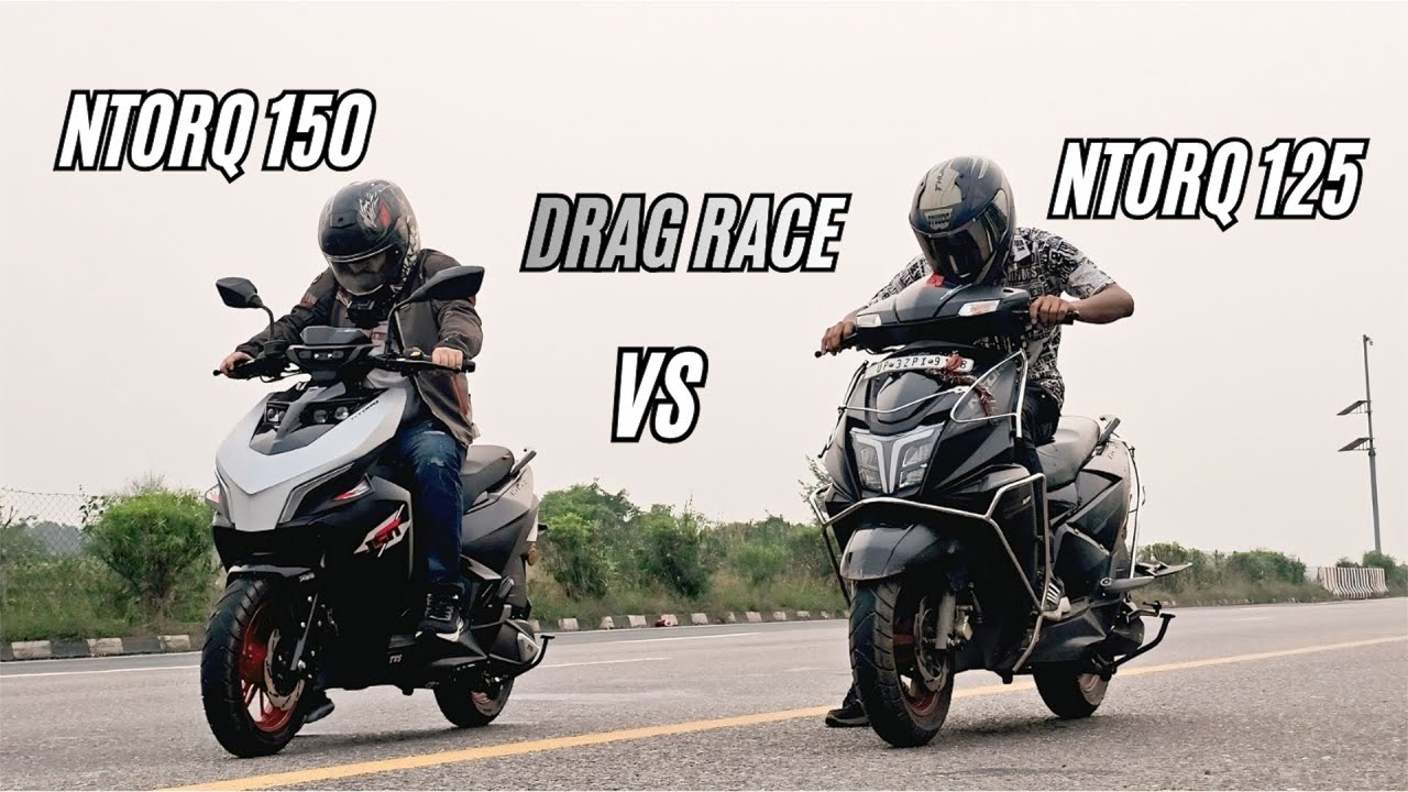Ntorq 150 vs Ntorq 125 Drag Race🔥 | Major Difference..?
