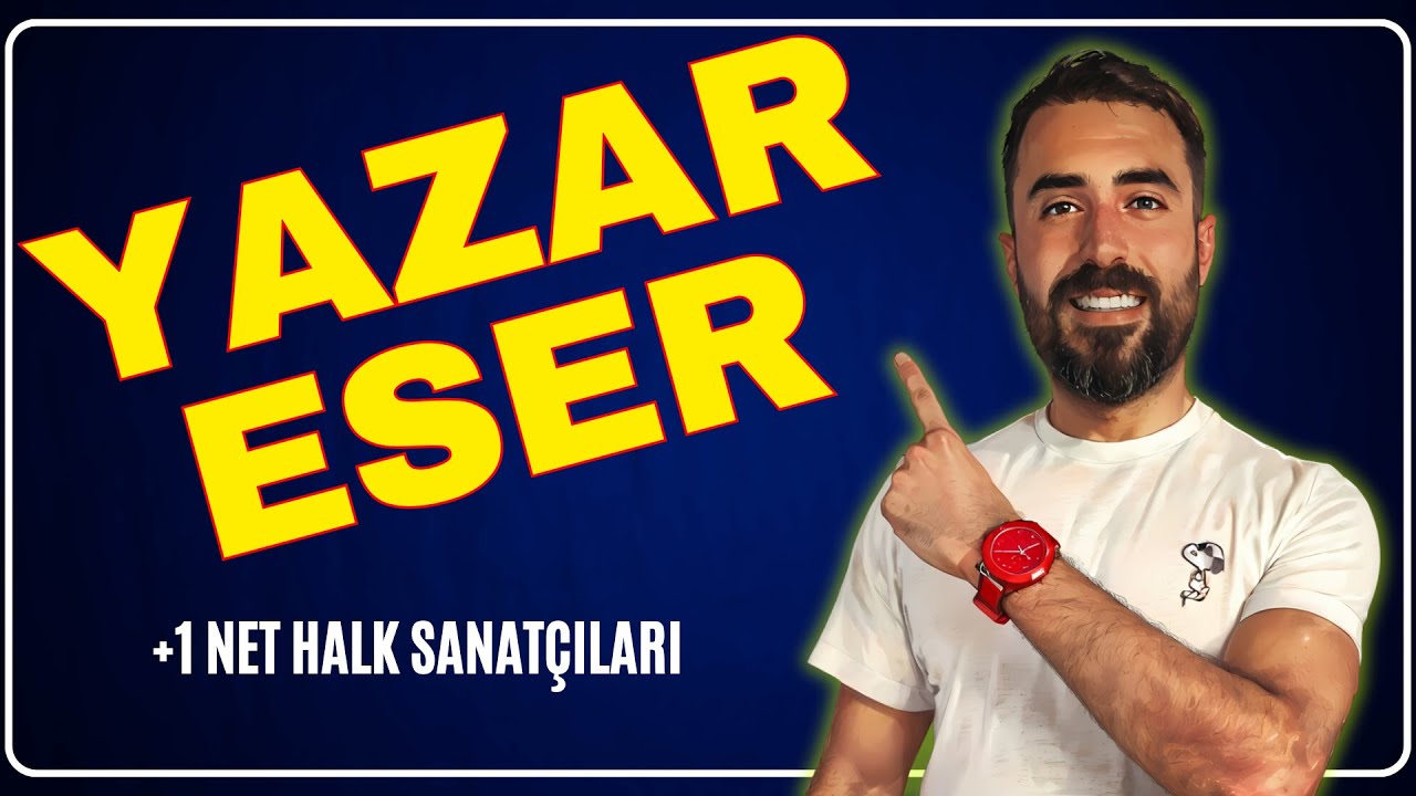 +1 NET HALK EDEBİYATI SANATÇILARI FULL + FULL TEKRAR / AYT Edebiyat 2024