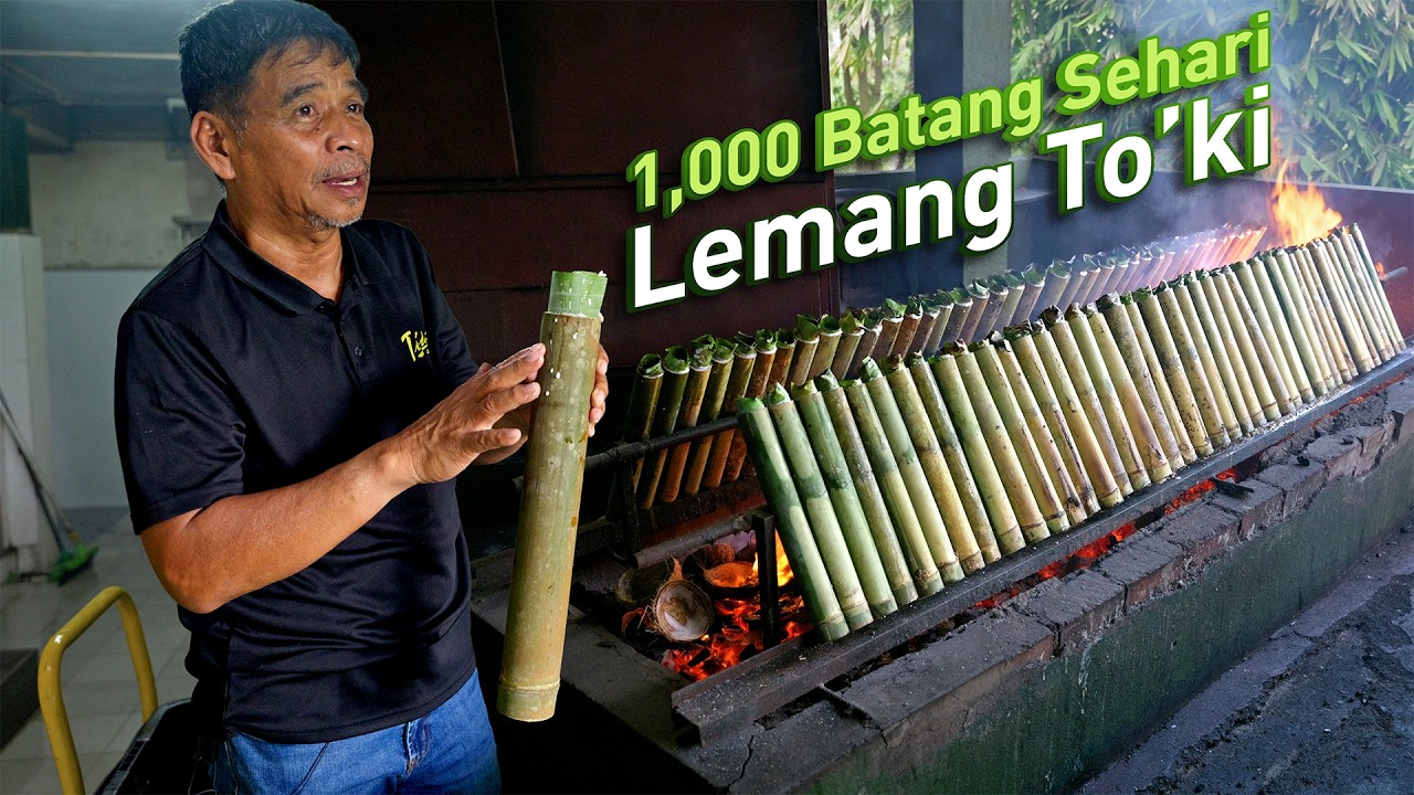 Pemilik Lemang To'ki Pecah Rahsia. Masak Lemang Banyak Cepat Siap