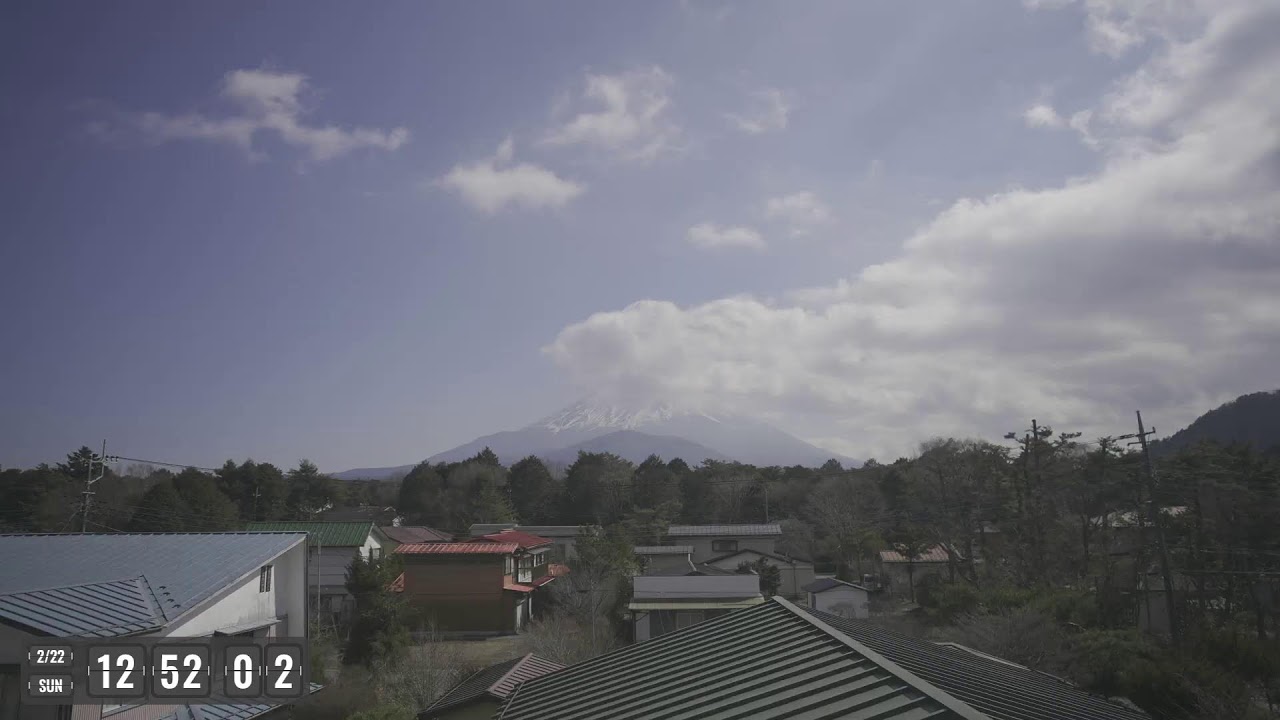 流星の富士山ライブカメラで星空観察！Meteor starry night Mount fuji live camera!