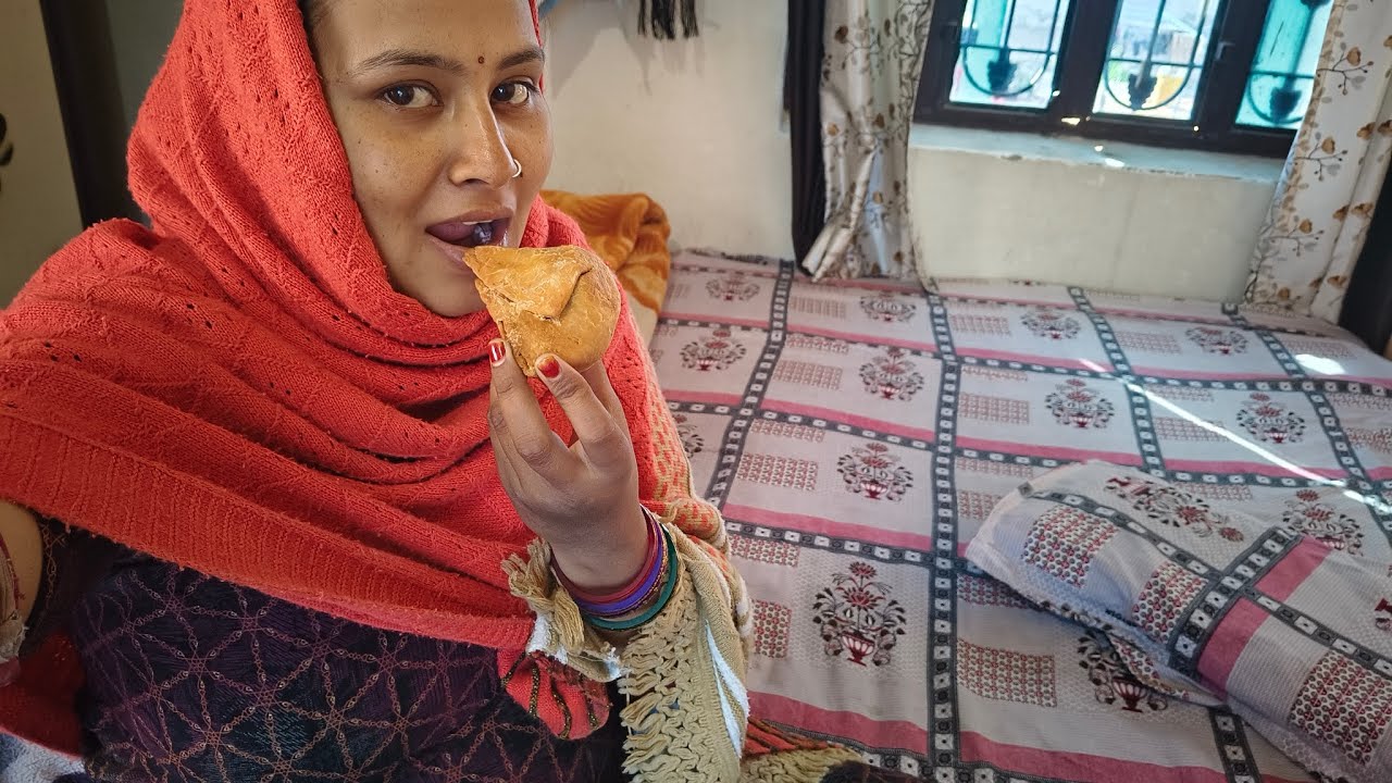 #aajtosamosa kha k mja aa gya😊😊😊😊😊😊
