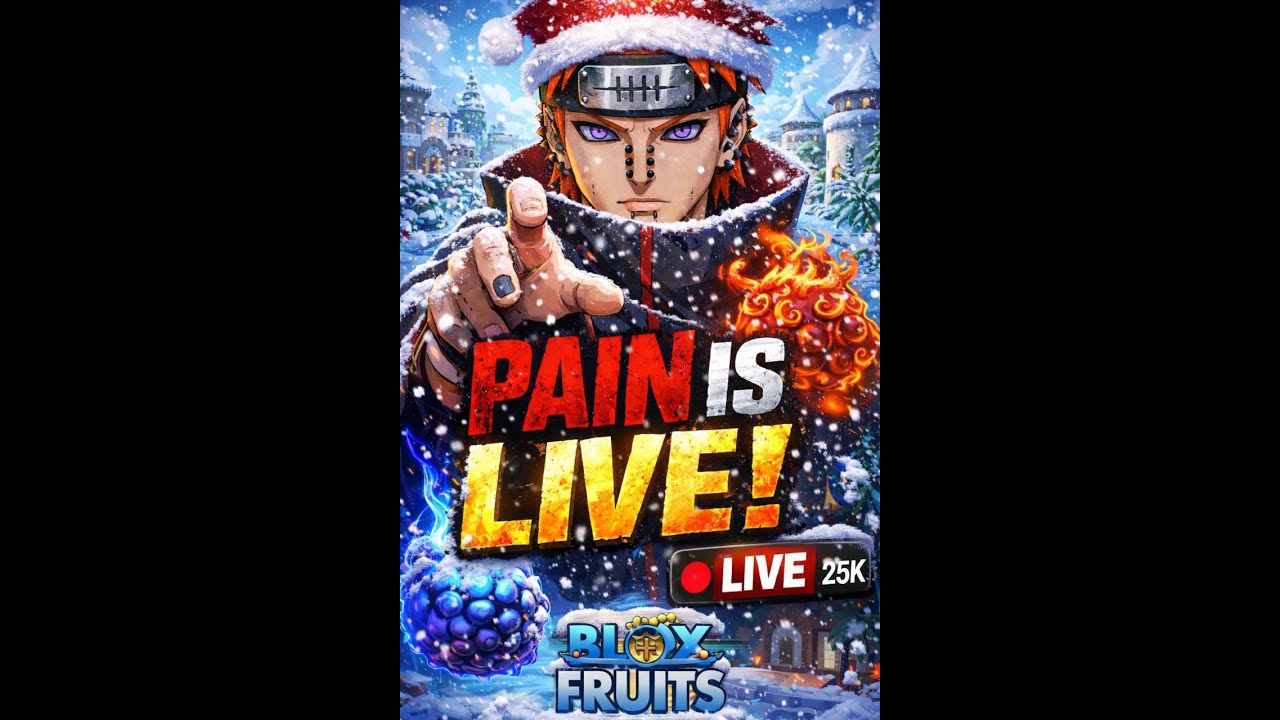 PAIN IS LIVE / ROAD TO 3K SOON LIVE GIVEAWAY IN BLOX FRUIT 