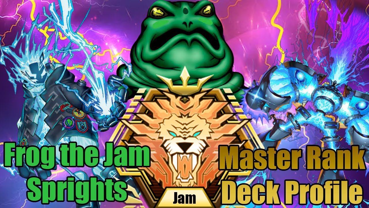 FROG THE JAM in Master Rank!? | Spright Master Rank deck profile 2024 - Yugioh Master Duel