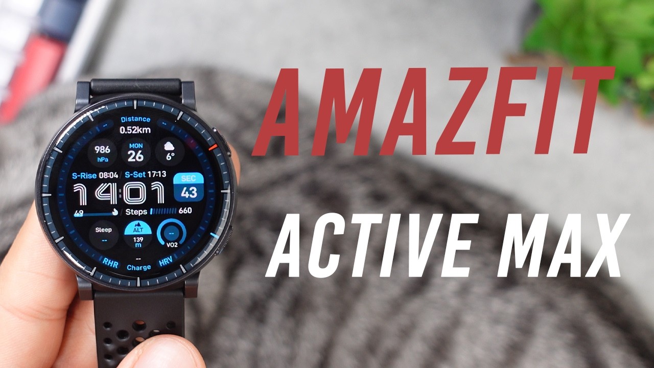 Amazfit Active Max im Alltagstest – Lohnt sich die große Sport-Smartwatch 2025?