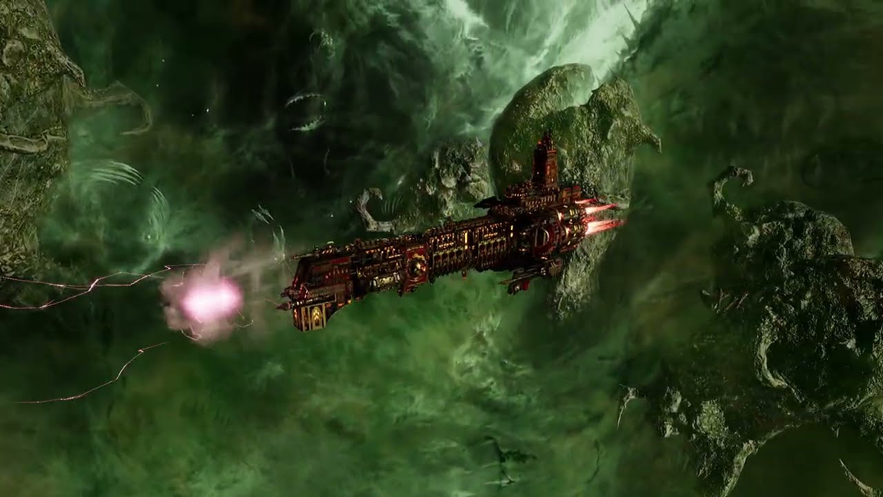 Battlefleet Gothic Armada II — Эльдар против флота тиранидов — кинематографическая космическая би...