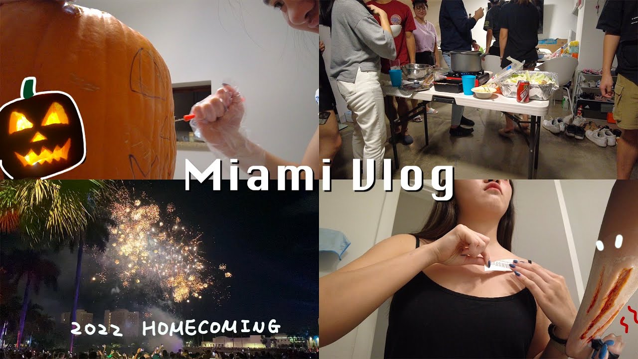 留學 Vlog | 萬聖節🤡、刻南瓜🎃、Homecoming煙火🎆、Crocs👟、日常吃吃走走🥘
