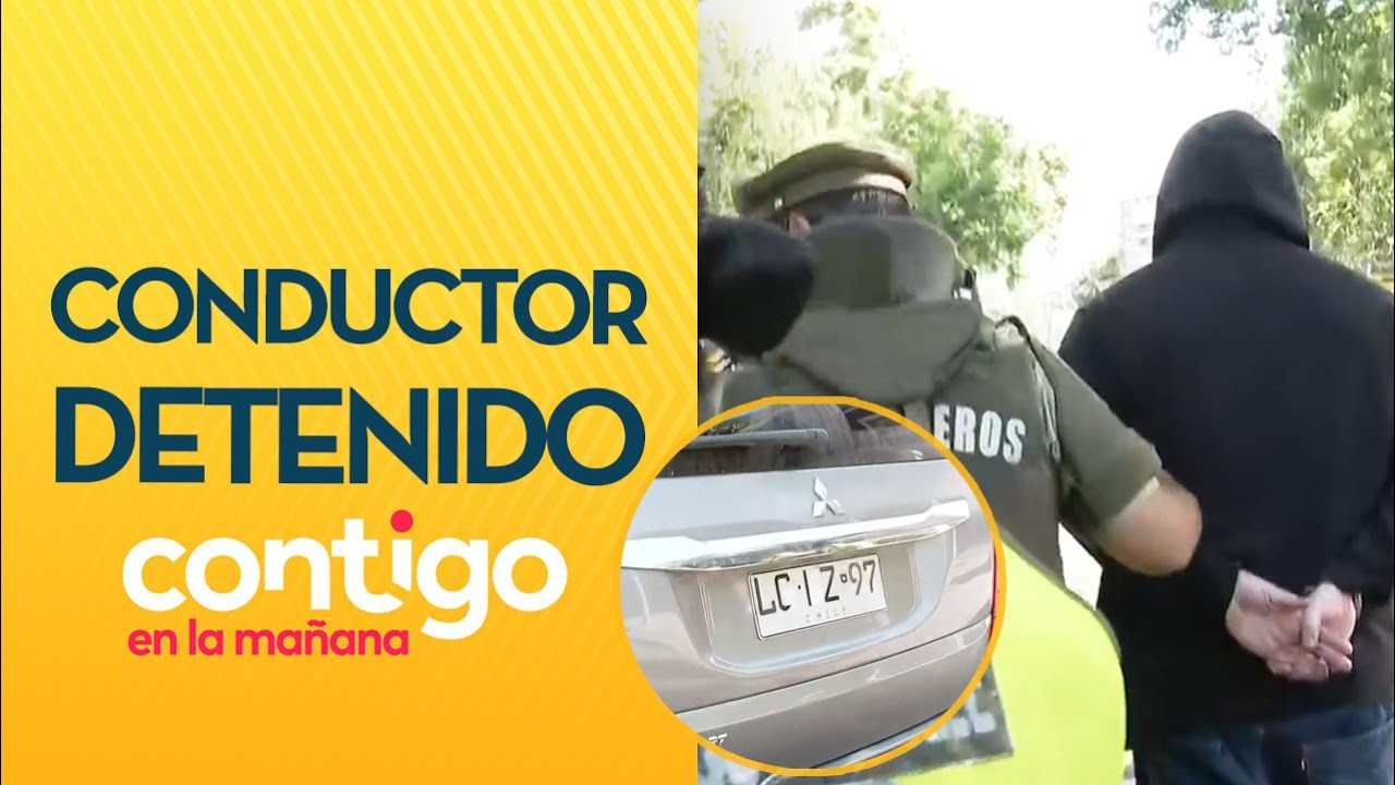 PATENTE ADULTERADA: Conductor fue detenido en fiscalizaci&oacute;n en Vitacura - Contigo en la Ma&ntilde;ana