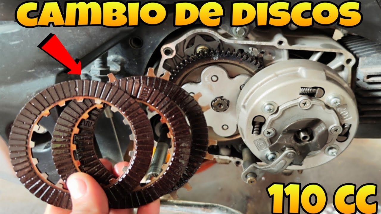 COMO CAMBIAR DISCOS DE EMBRAGE MOTO 110,100,70 CC / REGULACIÓN DE EMBRAGUE PASO A PASO 🔧