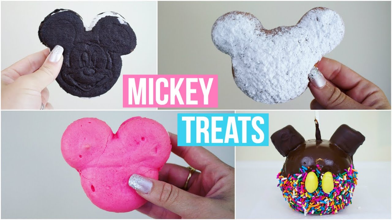 DIY MICKEY MOUSE SHAPED TREATS #3 | DISNEYLAND INSPIRED