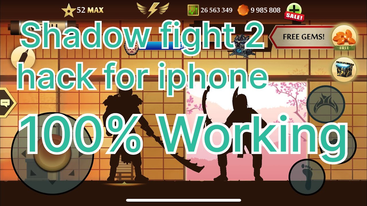 Hack shadow fight 2 on ios #ios #shadowfight2