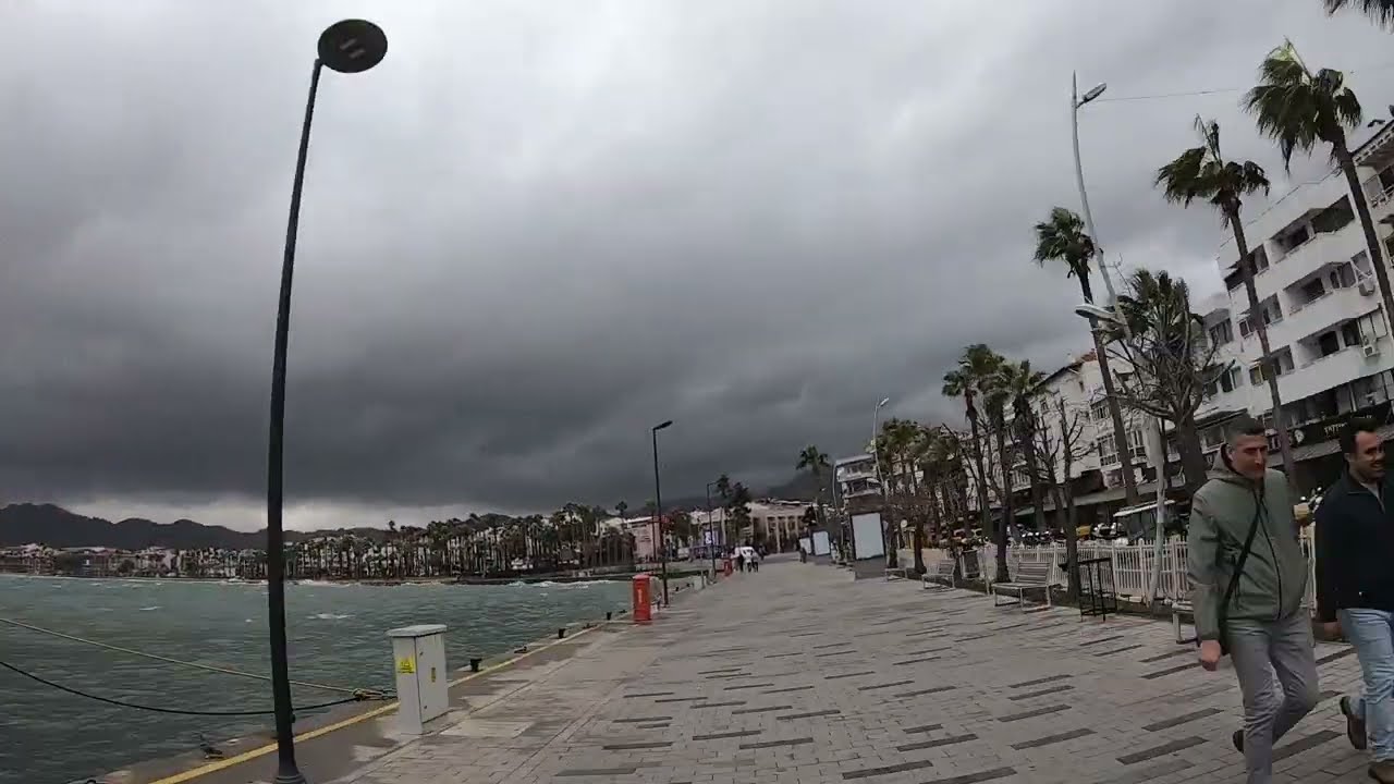 NEWS NEWS NEWS FROM MARMARİS TÜRKİYE WEATHER STORM WAVES HUGE WAVES TÜRKİYE 22.01.2026