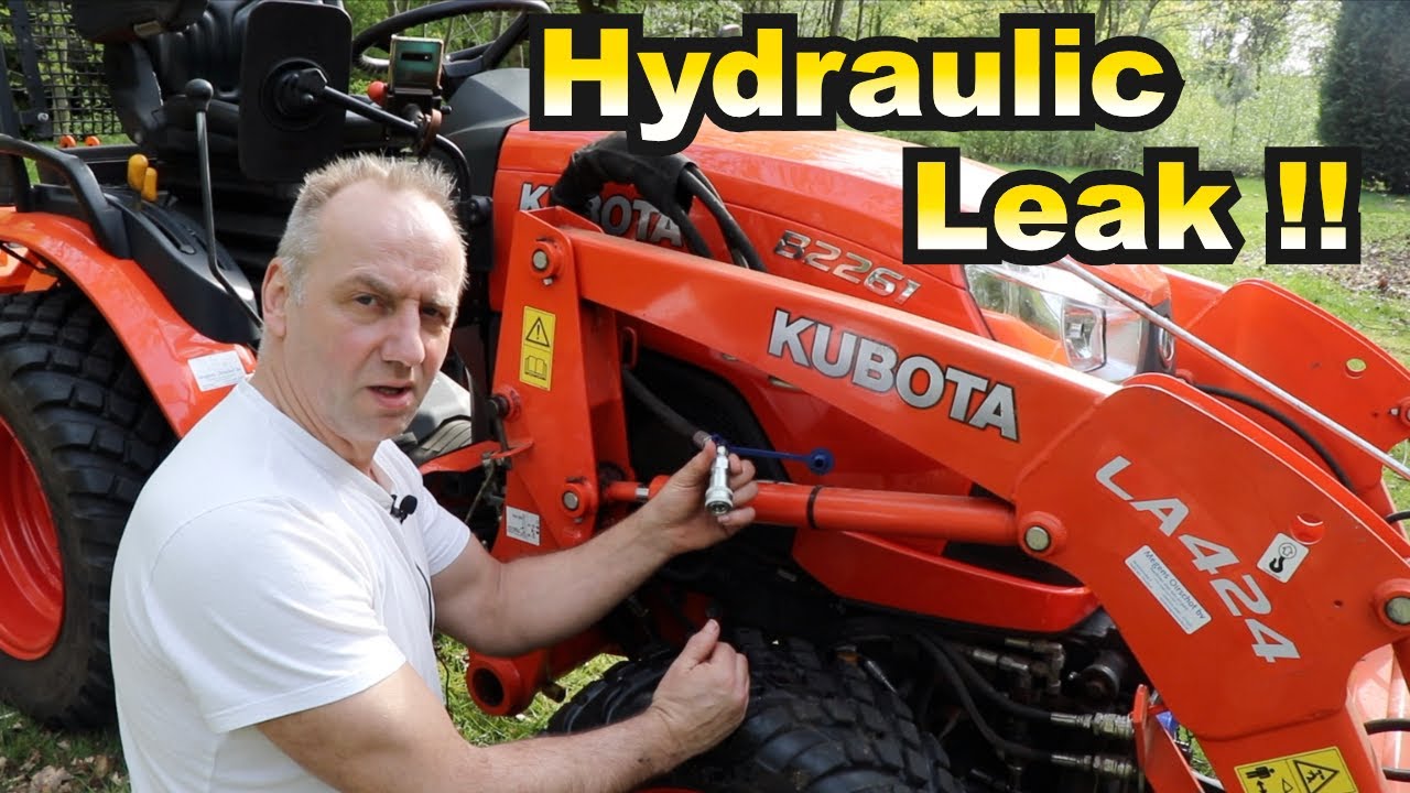 Hydraulic Leak Repair of Kubota B2261 Compact Tractor