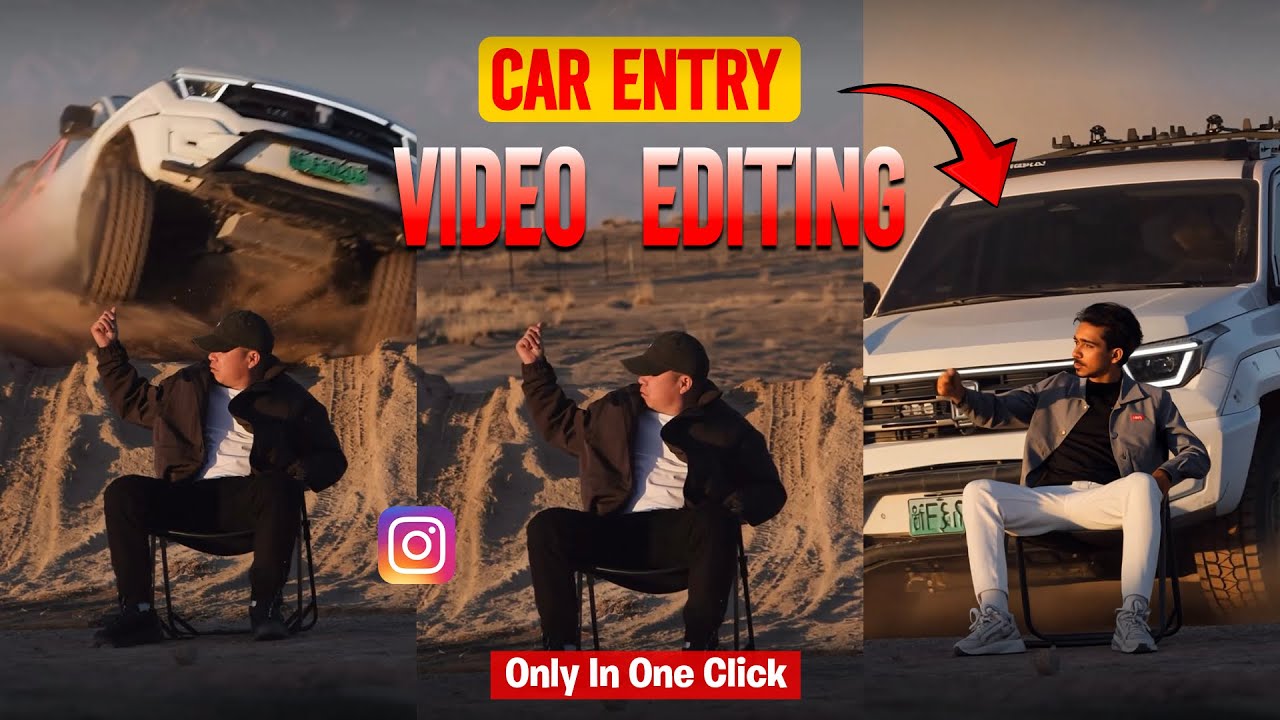 Viral Car Entry Video Editing Using Ai | Make a Car Jump (fly) video editing tutorial