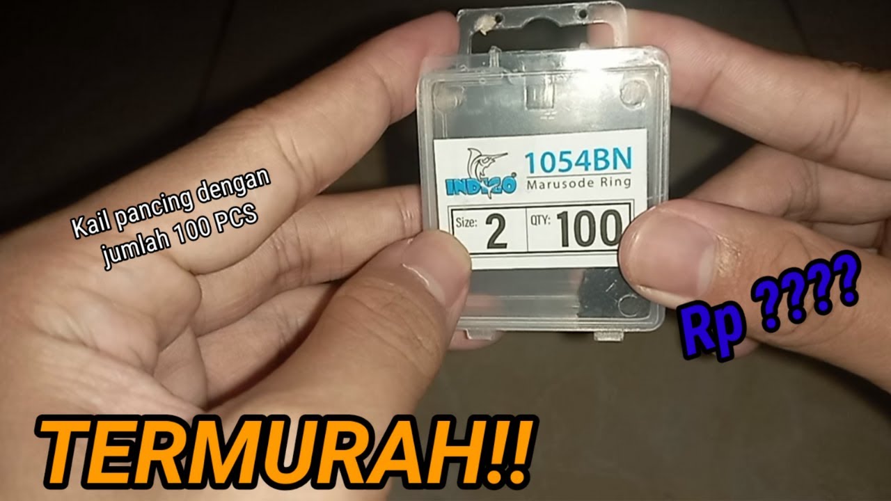 HARGA TERJANGKAU!! || Unboxing kail pancing kecil 100 PCS dengan harga murah