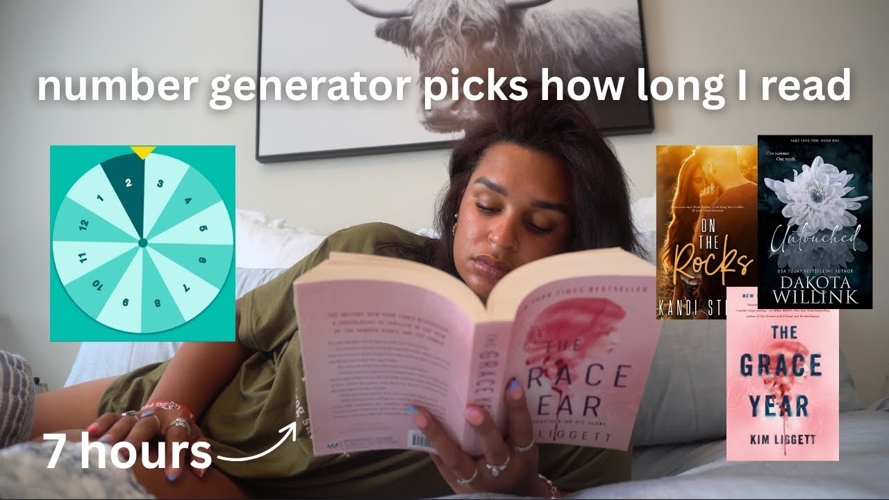 Number generator picks how long I read for | a reading vlog