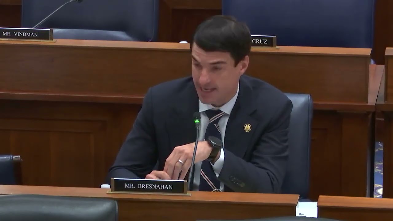Rep. Bresnahan Addresses Ag Committee on Specialty Crop Challenges & Diversifying U.S. Agriculture