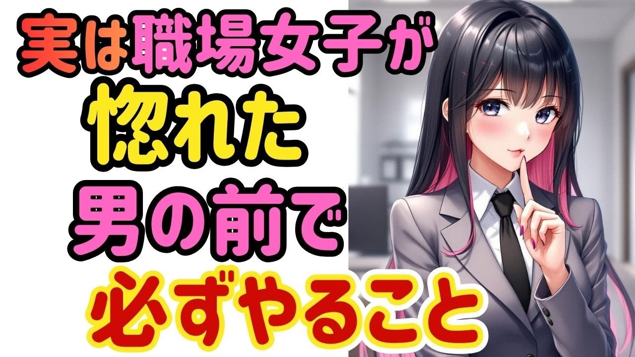 【職場恋愛】隠そうとしても、反射的に出てしまう行動。