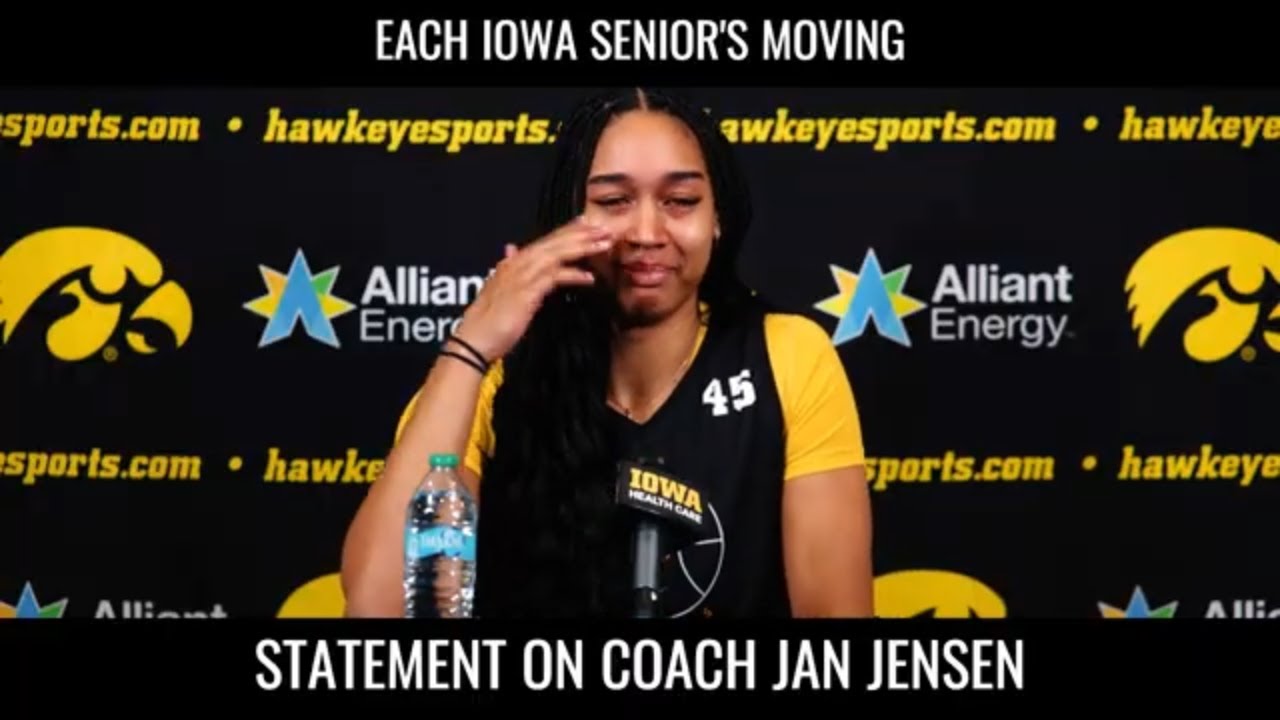 Iowa Hawkeye Senior's Touching Tribute To Coach Jensen