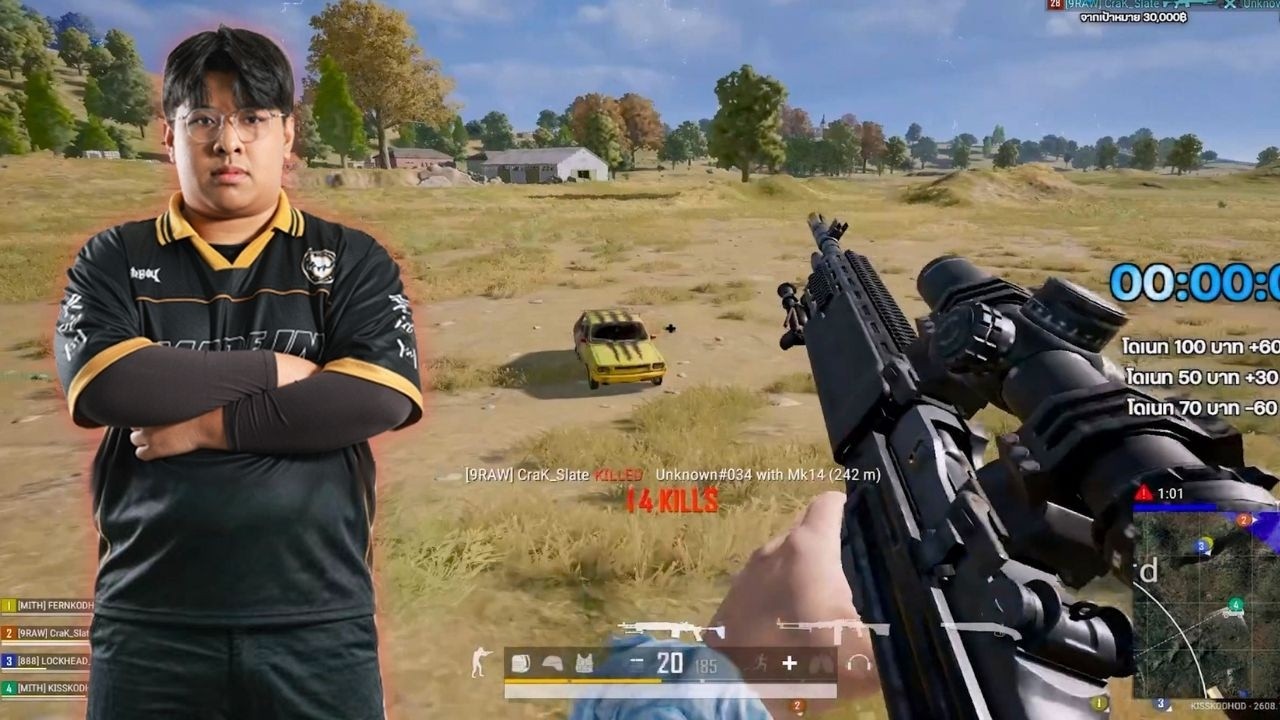 MITH_KISS#87 - SQUADS TPP 14 KILLS WIN - PUBG Pro