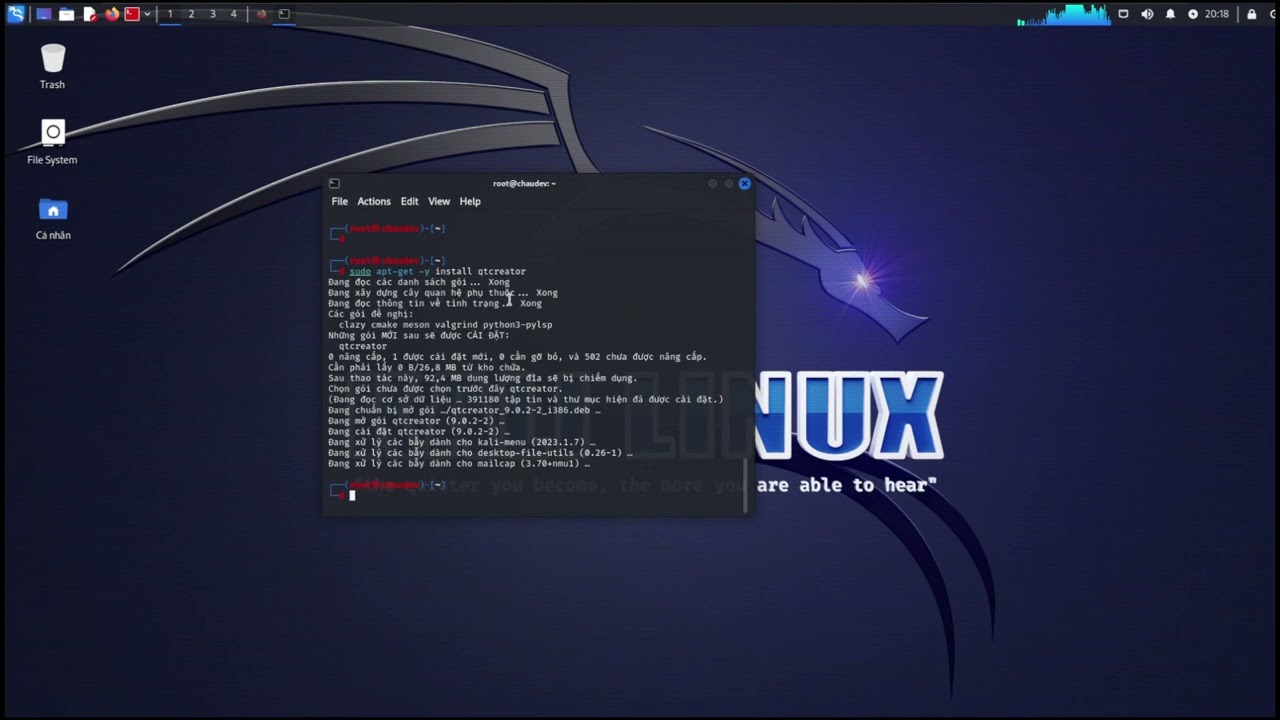 [OUTDATED]: How to Install Qt Creator on Kali linux