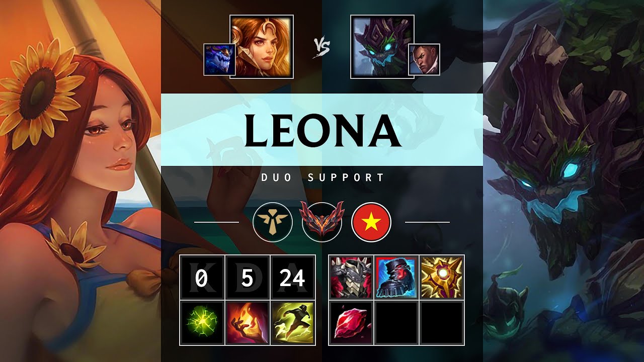 Leona Support vs Maokai - VN Grandmaster Patch 25.18