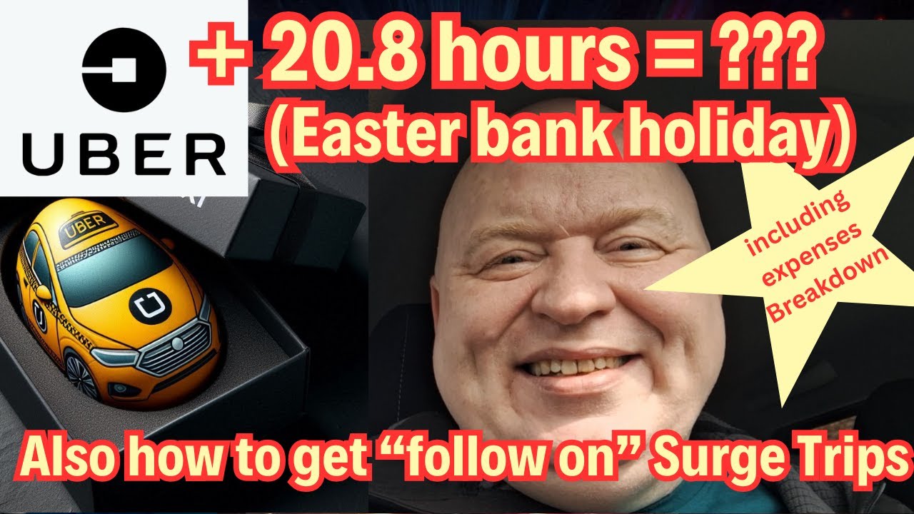 Работа в Uber UK на пасхальных выходных (разбивка доходов и расходов за 20,8 часов)