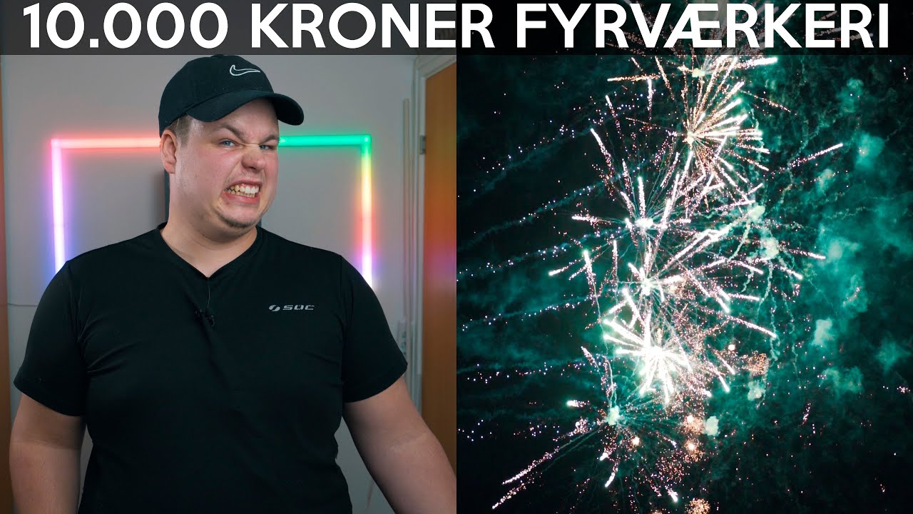 VILDESTE FYRVÆRKERI SHOW!!! *10.000 KRONERS FYRVÆRKERI*