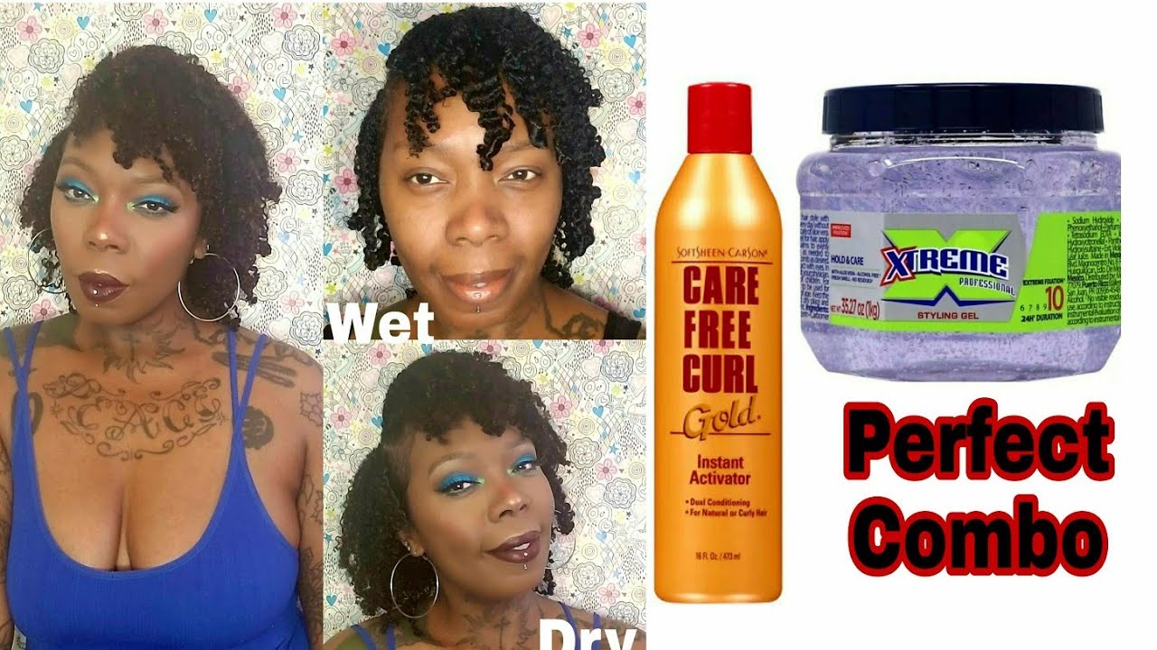 Wash and Go ft Carefree Curl Gold & Wetline Gel Perfect Combo #8