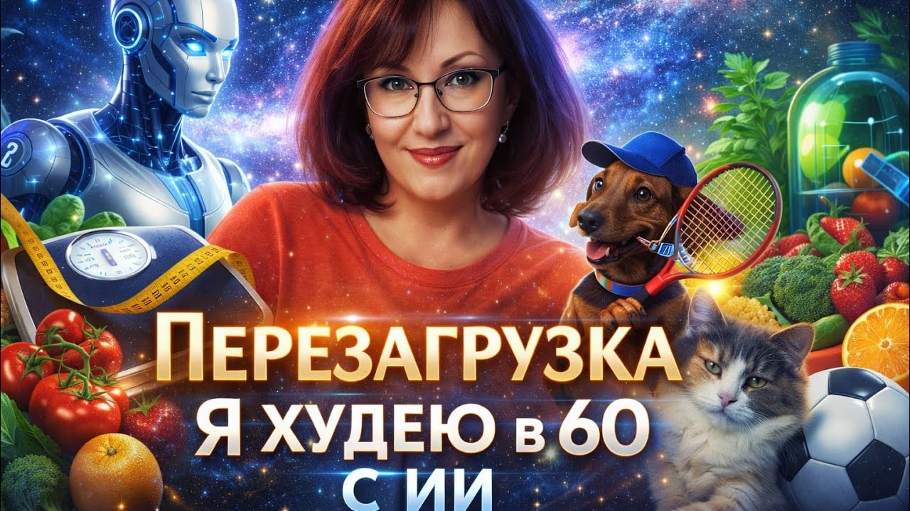 НЕЙРОСЕТЬ ПРОТИВ ЛИШНЕГО ВЕСА МОЙ ЭКСПЕРИМЕНТ В 60 ЛЕТ!