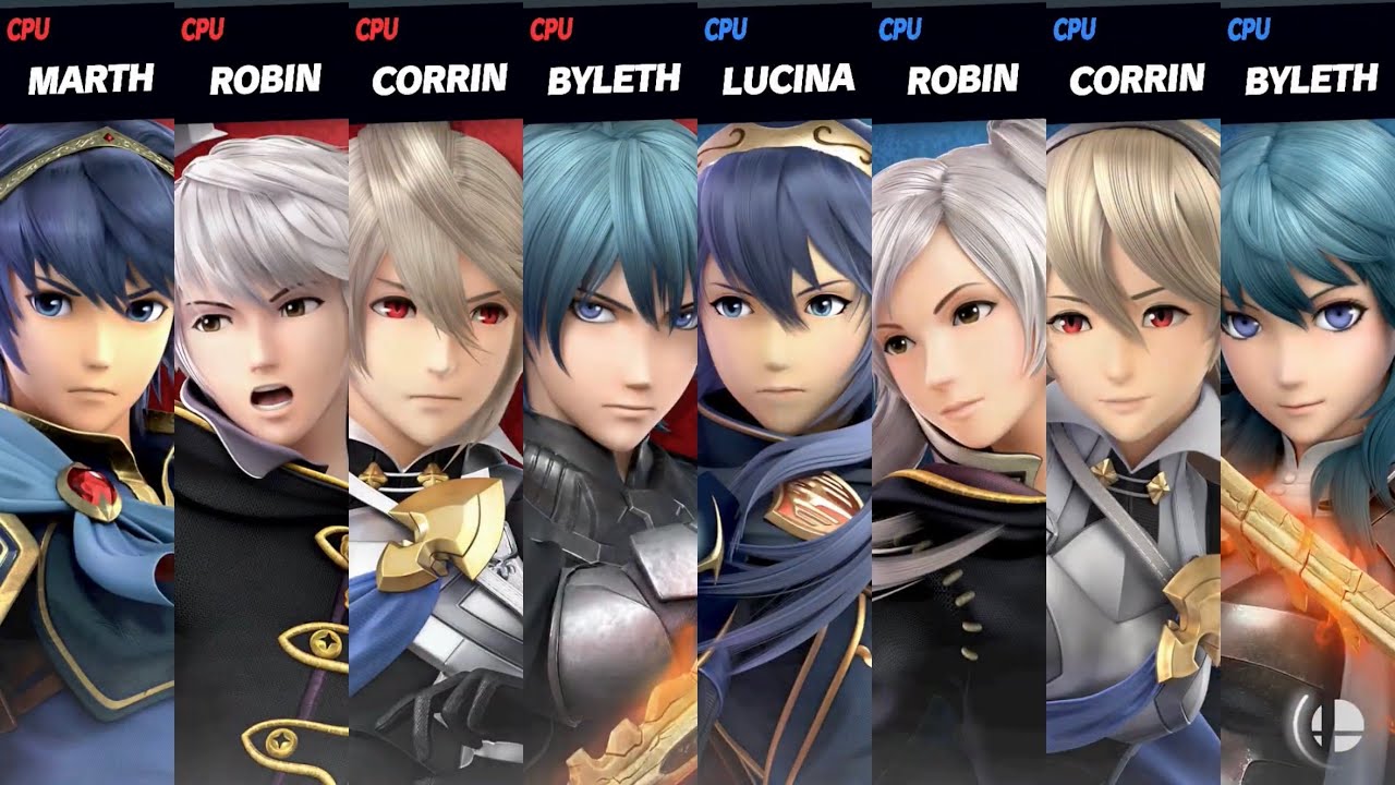 Super Smash Bros. Ultimate - Team Marth vs Team Lucina